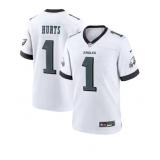 Jalen Hurts , Philadelphia Eagles Nike White Game Jersey - White